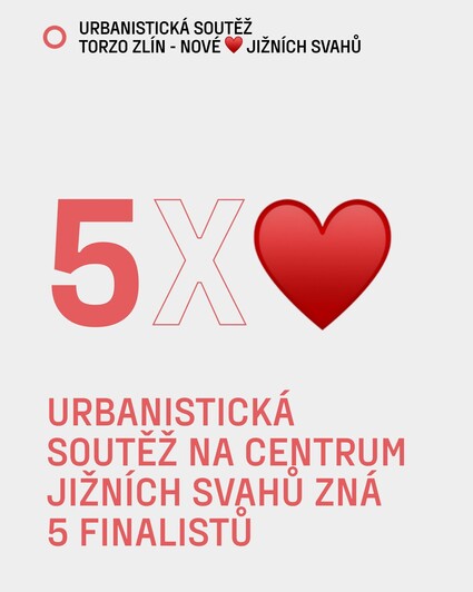 Z 14 návrhů zůstává 5 finalistů ❤️ Urbanistická soutěž&nbsp;&hellip;