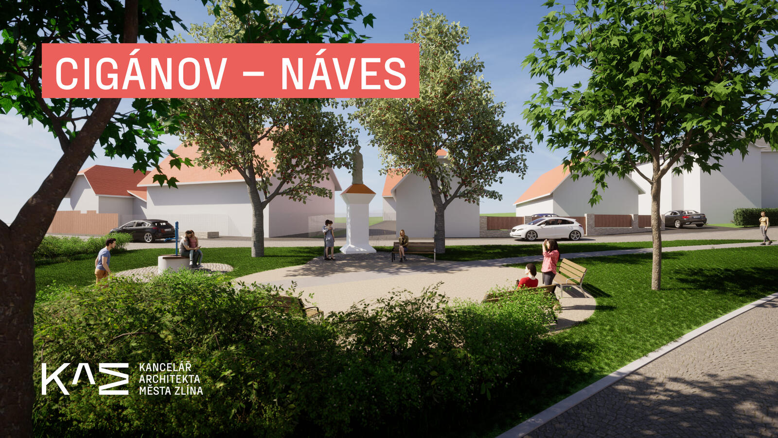 Studie návsi na Cigánově