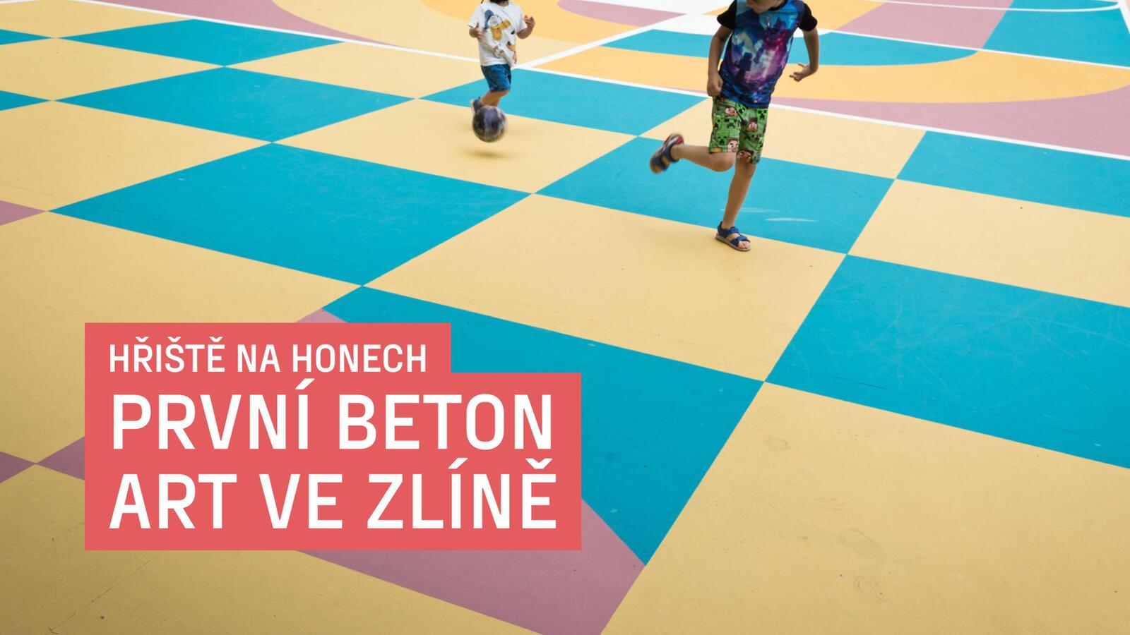 Hřiště na Jižních Svazích ožilo barvami. Nová malba zve děti ke hře i fantazii